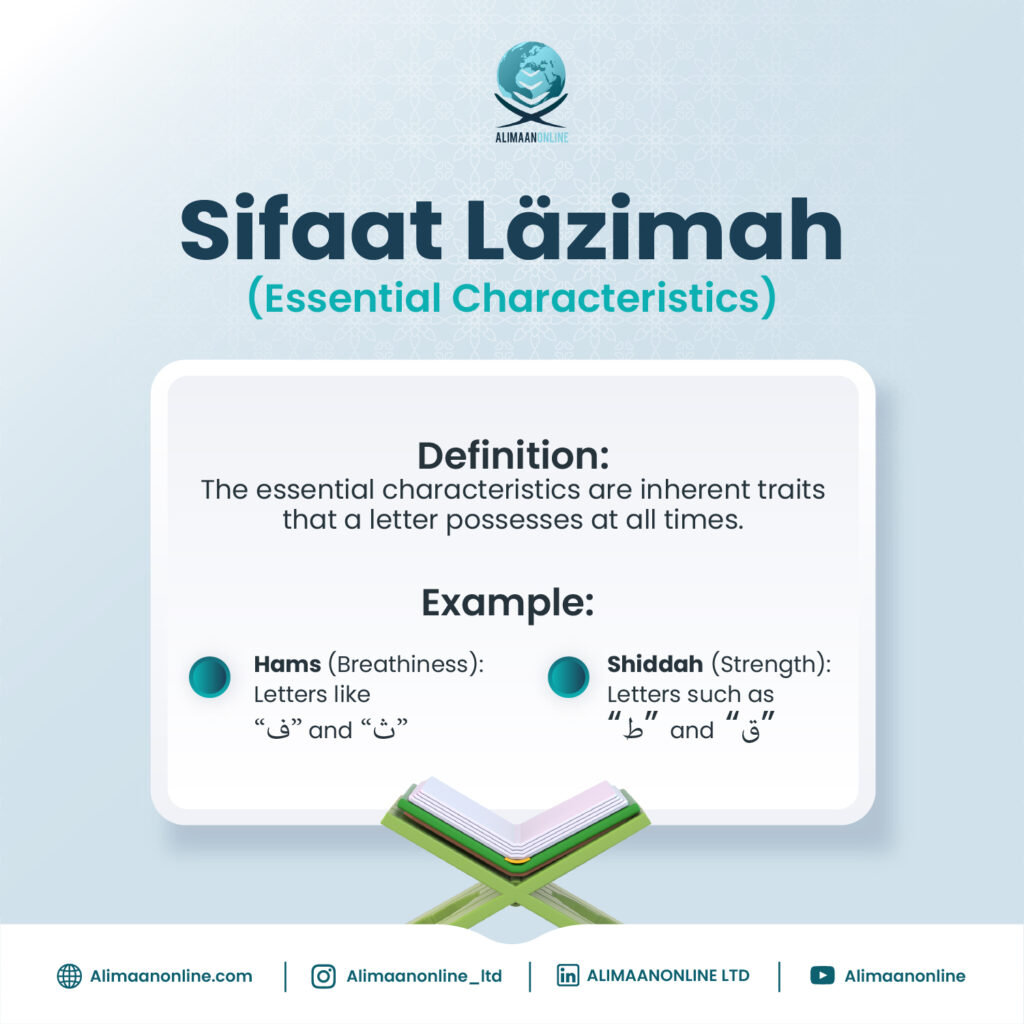 Sifaat Läzimah with Opposites